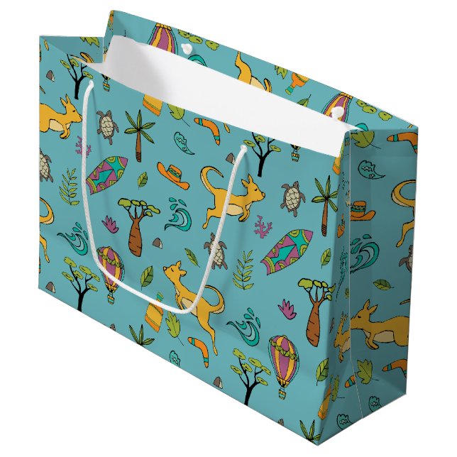 Grande Bolsa de regalo Australia Love (Angulo Anverso)
