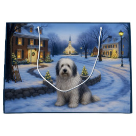 Grande Bolsa de regalo Bearded Collie