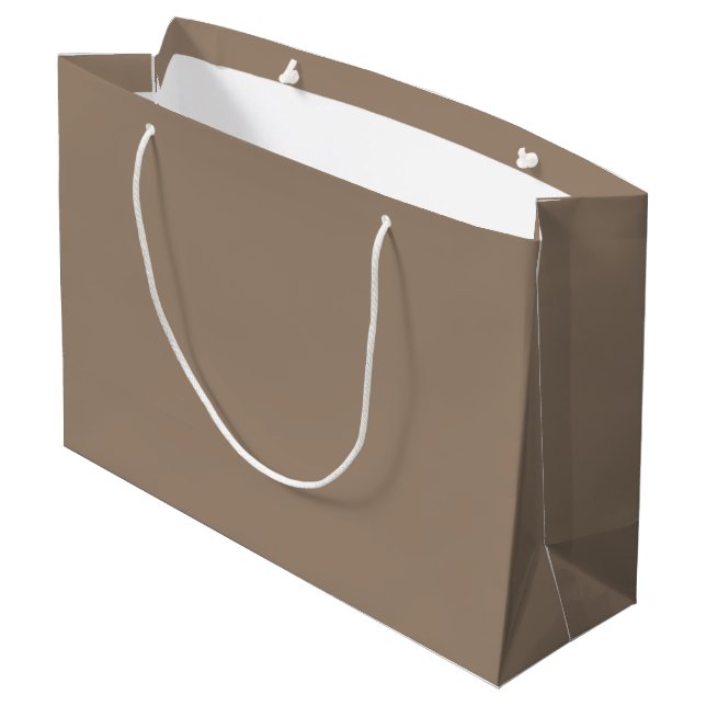 Grande Bolsa de regalo beige (Angulo reverso)