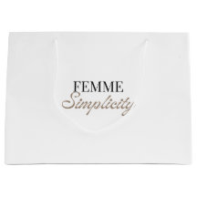 Bolsa de regalo blanca