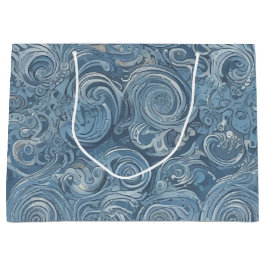 Grande Bolsa de Regalo Blue Marble