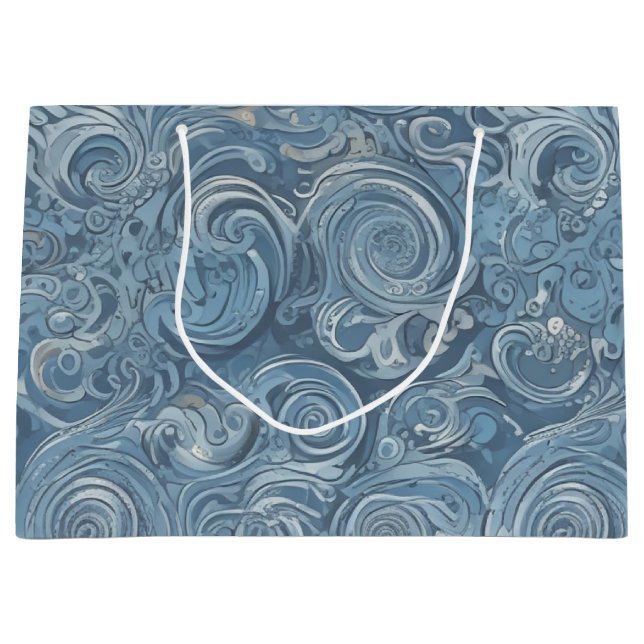 Grande Bolsa de Regalo Blue Marble (Anverso)