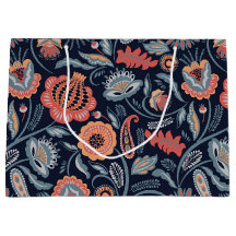 Bolsa de regalo - Boho Bold Floral Blue