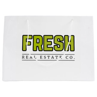 Grande Bolsa de regalo brillante FRESH (grande)