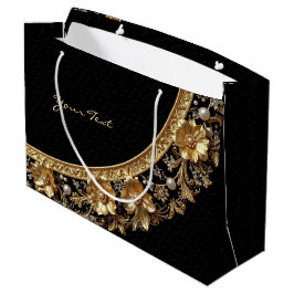 Grande Bolsa de regalo con marco dorado ornamentado