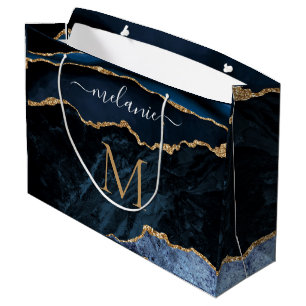 Grande Bolsa de regalo con monograma de tu nombre con bri