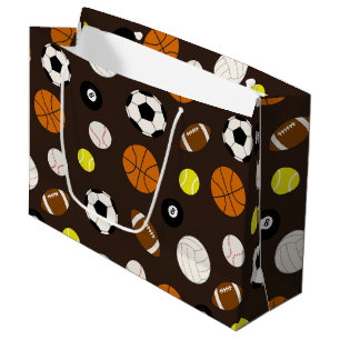 Grande Bolsa de regalo con motivos temáticos de baldosa