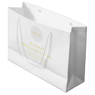Grande Bolsa de regalo con texto personalizado Agregar lo