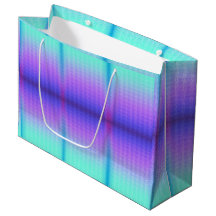 Bolsa de regalo con un diseño de gradiente digital
