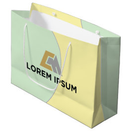 Grande Bolsa de regalo corporativa con logotipo de la emp