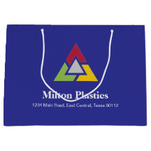 Bolsa de regalo corporativa con logotipo de la emp