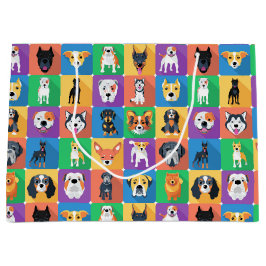 Grande Bolsa de regalo de amor de perro