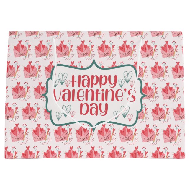 Grande Bolsa de regalo de amor de San Valentín (Anverso)