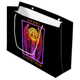 Grande Bolsa de regalo de Angel de Vidrio Manchado