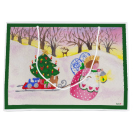 Grande Bolsa de regalo de Angel in Woods