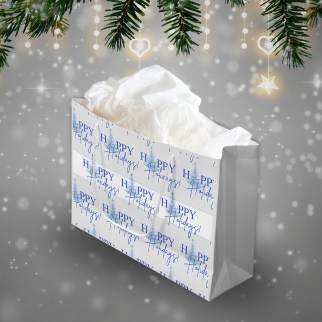 Grande Bolsa de regalo de árbol de Navidad artística de B (Subido por el creador)