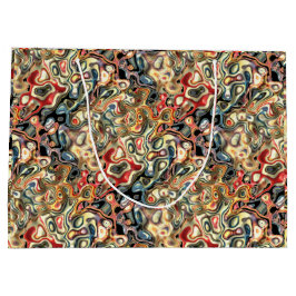 Grande Bolsa de regalo de arte abstracto