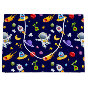 Grande Bolsa de regalo de astronauta alienígena espacial