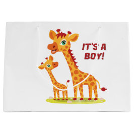 Grande Bolsa de regalo de Baby Shower Giraffe