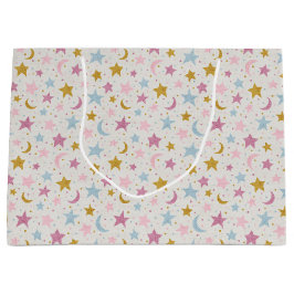 Grande Bolsa de regalo de Baby Shower - Twinkle Twinkle-T