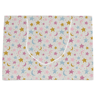 Grande Bolsa de regalo de Baby Shower - Twinkle Twinkle-T