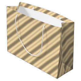 Grande Bolsa de regalo de banda diagonal de oro clásica