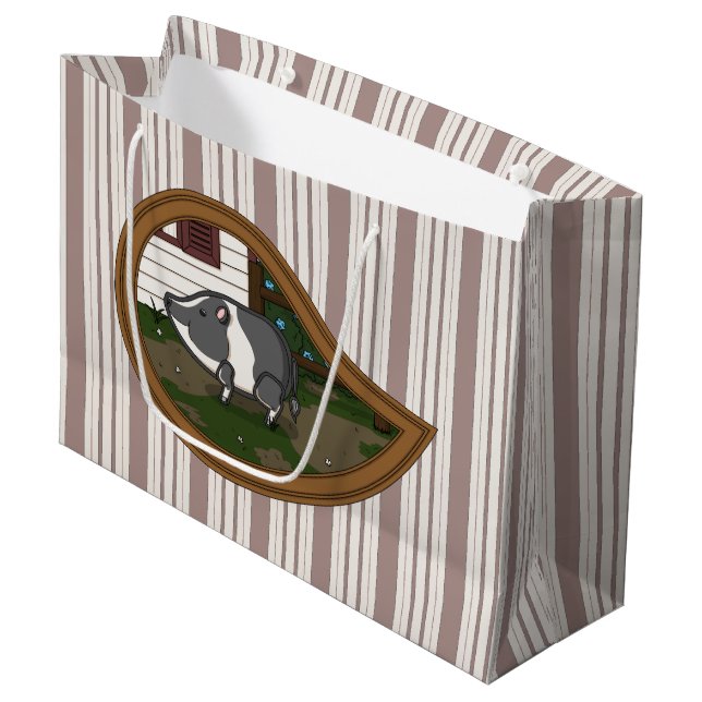 Grande Bolsa de regalo de Basil el Cerdo (Angulo Anverso)