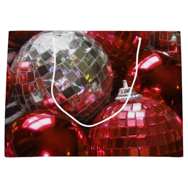 Grande Bolsa de regalo de Baubles Rojos (Anverso)