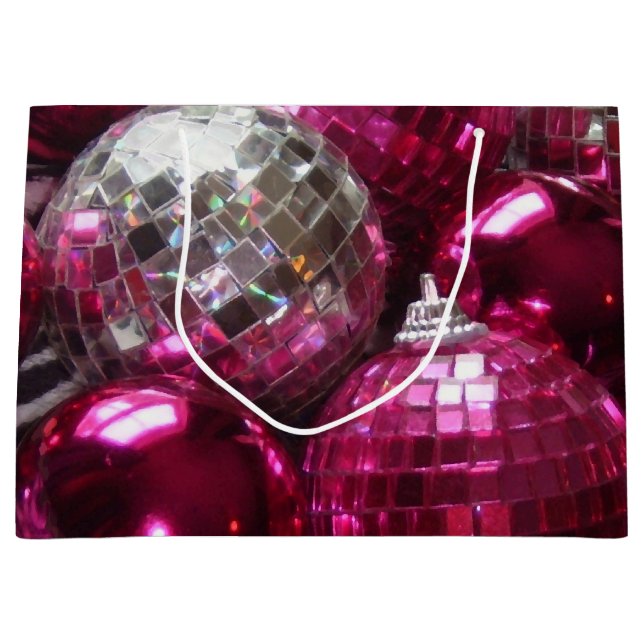 Grande Bolsa de regalo de Baubles rosa (Anverso)