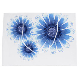 Grande Bolsa de regalo de Blue Daisy