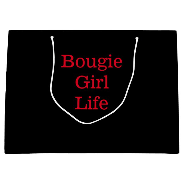 Grande Bolsa de regalo de Bougie Chica Life (Anverso)