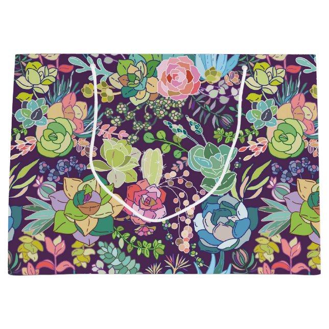 Grande Bolsa de regalo de Cactus Gardening (Anverso)