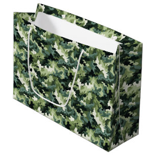 Grande Bolsa de regalo de camo militar