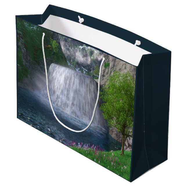 Grande Bolsa De Regalo De Cascada De Cwm (Angulo reverso)