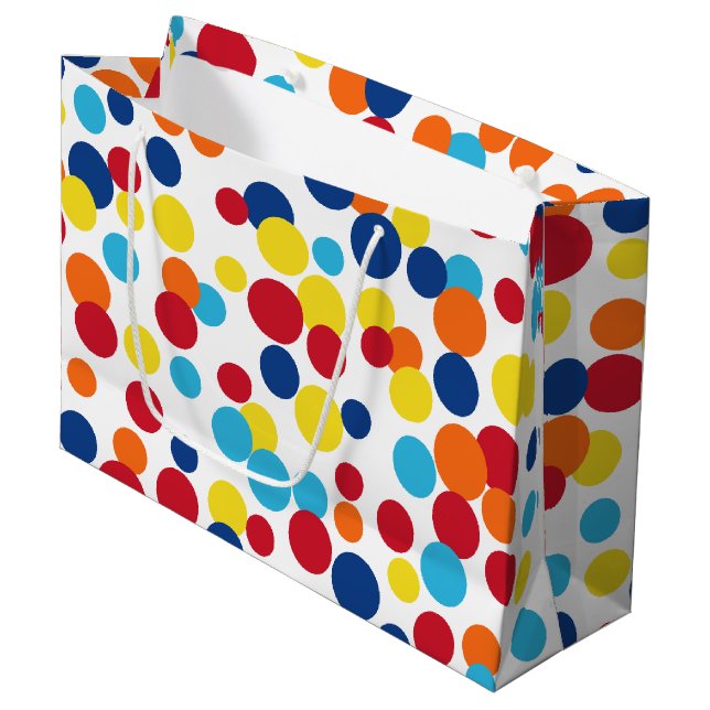 Grande Bolsa de regalo de celebración de cumpleaños para  (Angulo Anverso)