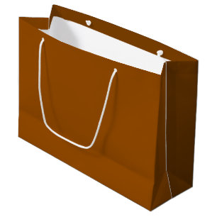 Grande Bolsa de regalo de color marrón chocolate - grand