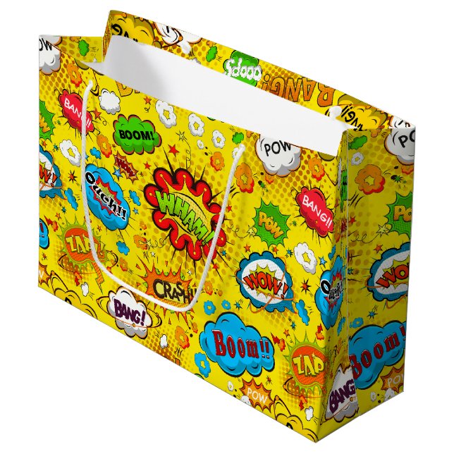 Grande Bolsa de regalo de cómic (Angulo Anverso)