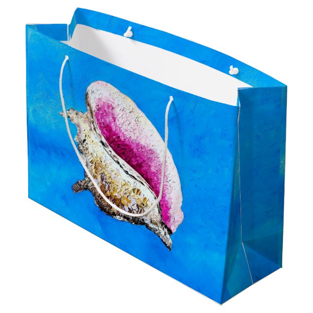 Grande Bolsa de regalo de Conch Shell (Angulo reverso)