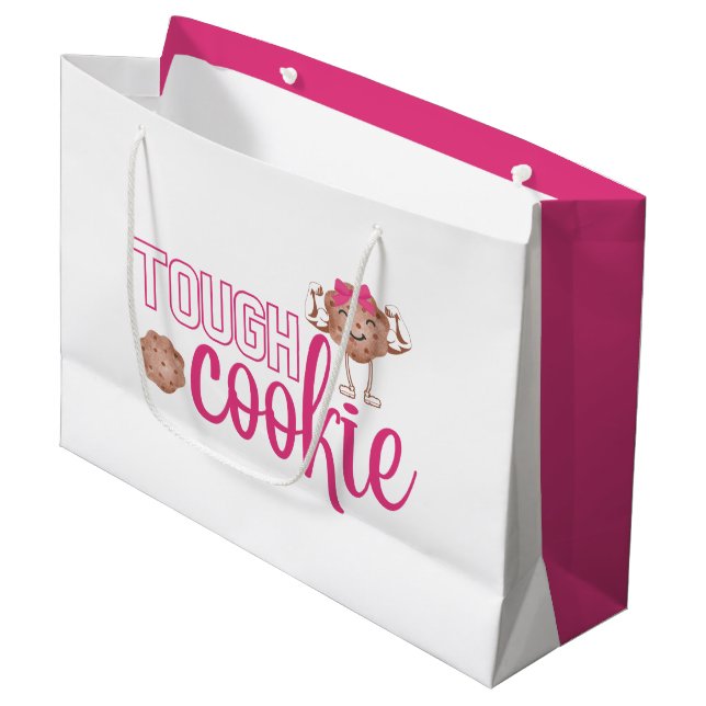 Grande Bolsa de regalo de cookie dura (Angulo Anverso)