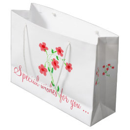 Grande Bolsa de regalo de cumpleaños de bonito
