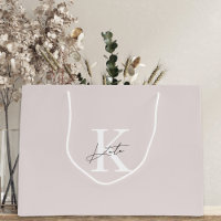 Bolsa de regalo de dama de honor con monograma ros