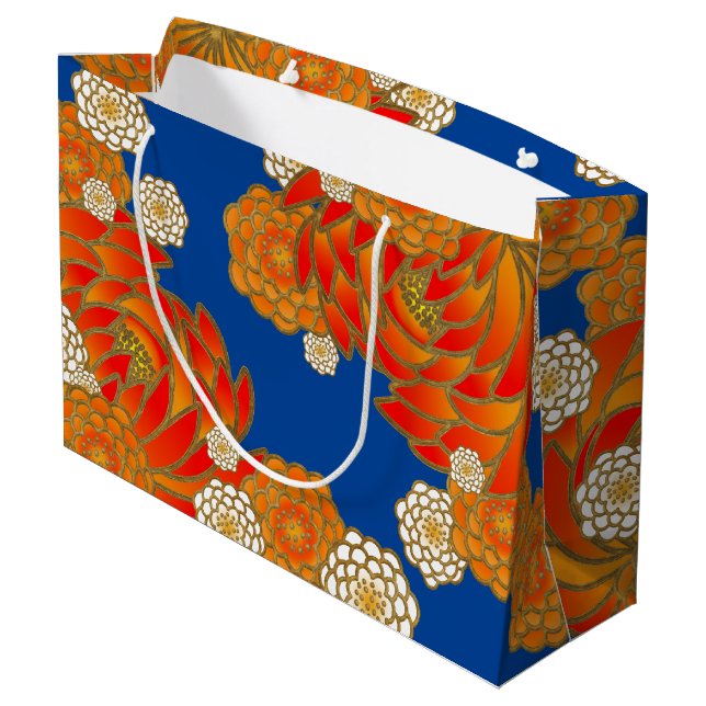 Grande Bolsa de regalo de diseño japonesa (Angulo reverso)