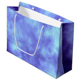 Grande Bolsa de regalo de efecto de nube de tormenta azul