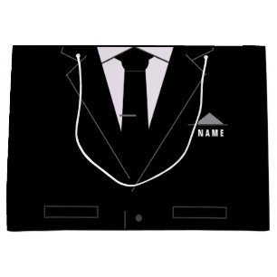 Grande Bolsa de regalo de empresa personalizada con nombr