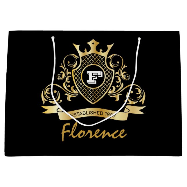 Grande Bolsa de regalo de estilo elegante de Monagram (Anverso)