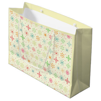 Grande Bolsa de regalo de estrellas retro