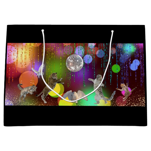 Grande Bolsa de regalo de Fiesta de disco (Anverso)