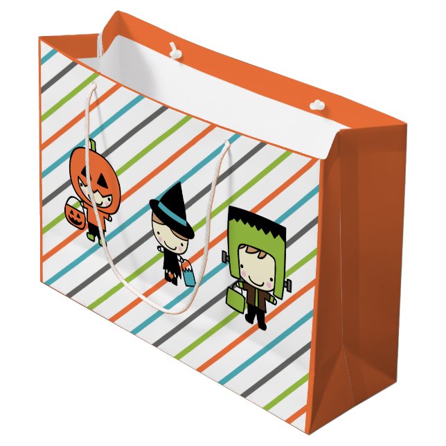 Grande Bolsa de regalo de Fiesta de disfraces para niños  (Angulo Anverso)