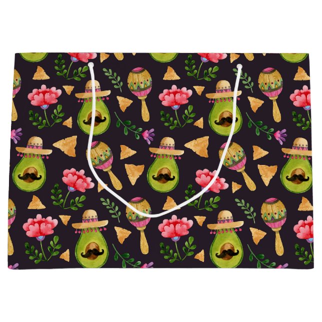 Grande Bolsa de regalo de Fiesta picante mexicana (Anverso)