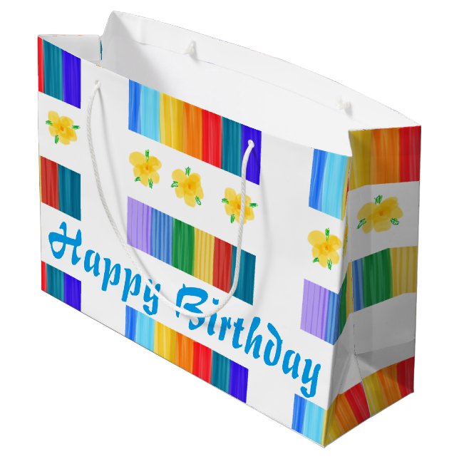 Grande Bolsa de regalo de flirty (Angulo reverso)